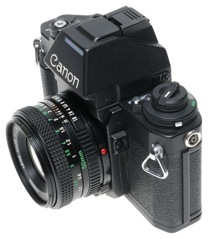Canon F-1 Program SLR 35mm Film Camera FD 50mm 1:1.8