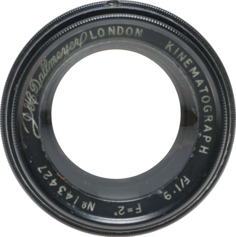 Dallmeyer Kinematograph C-Mount Camera Lens F/1.9 F=2 Inch perfect glass