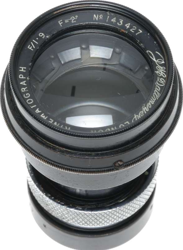Dallmeyer Kinematograph C-Mount Camera Lens F/1.9 F=2 Inch perfect glass