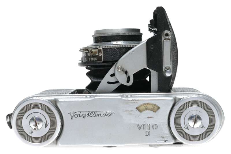 Voigtlander Vito II Folding Camera Compur Rapid Color Skopar 3.5/50