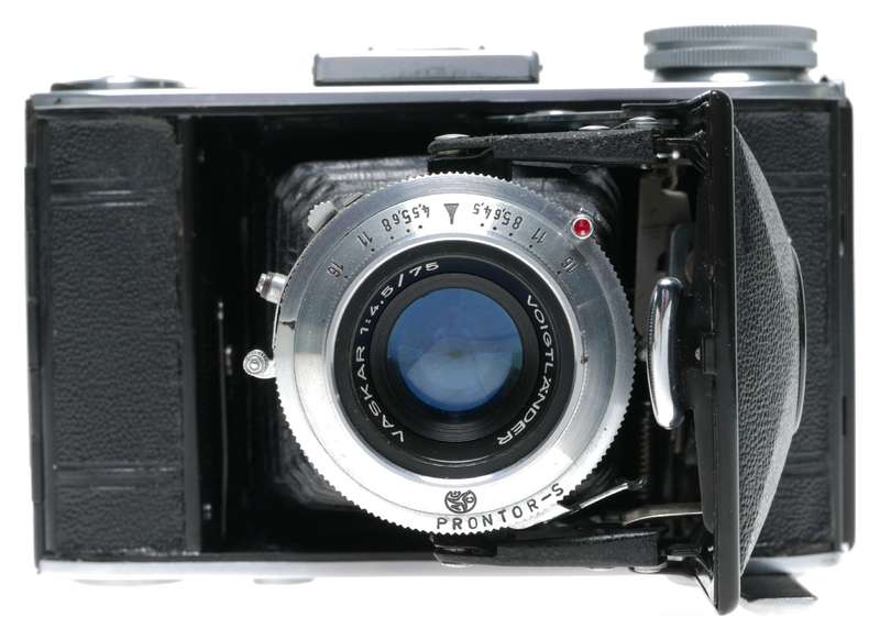 Voigtlander Baby Bessa 66 Folding Camera Vaskar 4.5/75mm Prontor-S
