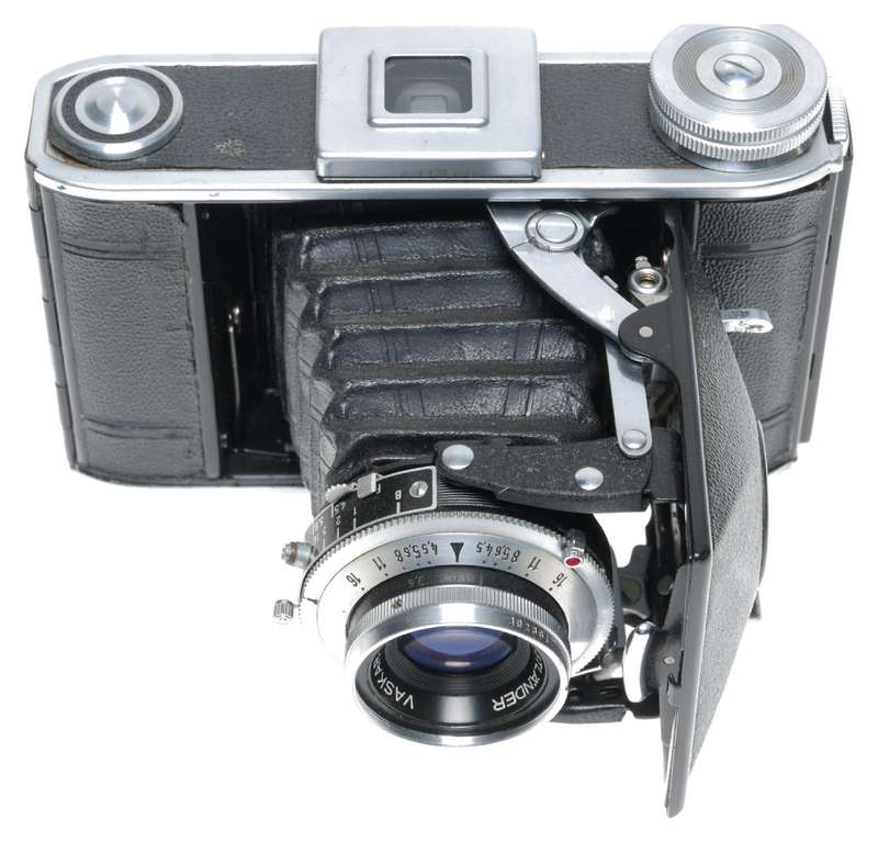 Voigtlander Baby Bessa 66 Folding Camera Vaskar 4.5/75mm Prontor-S