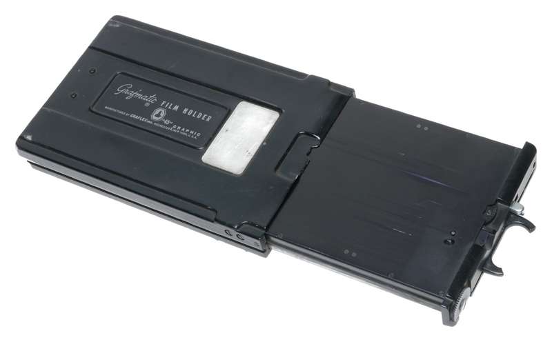 Graflex 4x5 Press Camera Cut Sheet Film Holder Grafmatic 45 Graphic