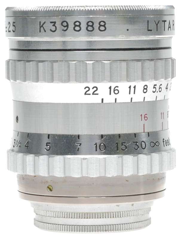 SOM Berthiot Lytar 1:1.8 f=25 Bolex H-16 C-Mount Lens K39888