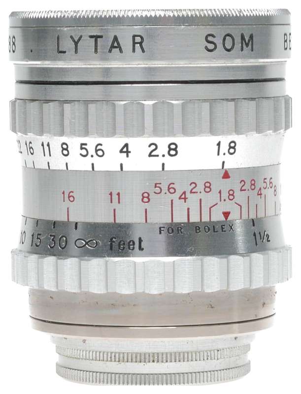 SOM Berthiot Lytar 1:1.8 f=25 Bolex H-16 C-Mount Lens K39888