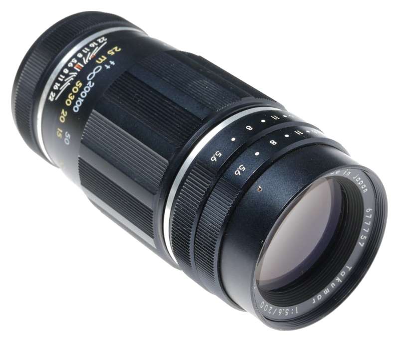 Asahi Takumar 5.6/200mm Telephoto Pentax Camera Lens Shade Hood