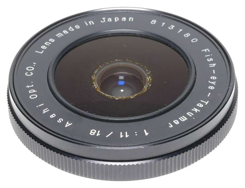 Asahi Fish-Eye-Takumar 1:11/18 Pentax Camera Lens