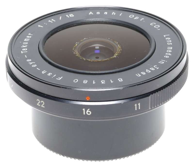Asahi Fish-Eye-Takumar 1:11/18 Pentax Camera Lens