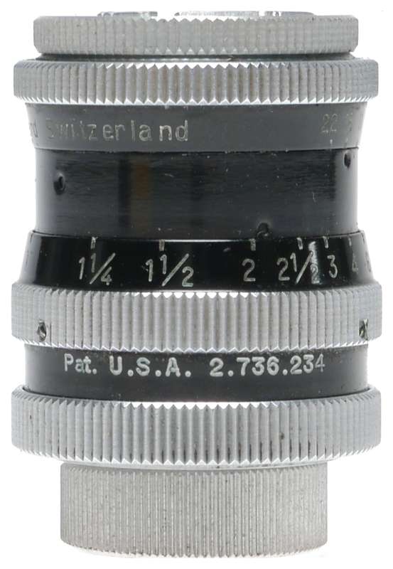 Bolex Yvar 1:1.9 f=13mm B8 Fix-Focus Cine Camera D-Mount Lens
