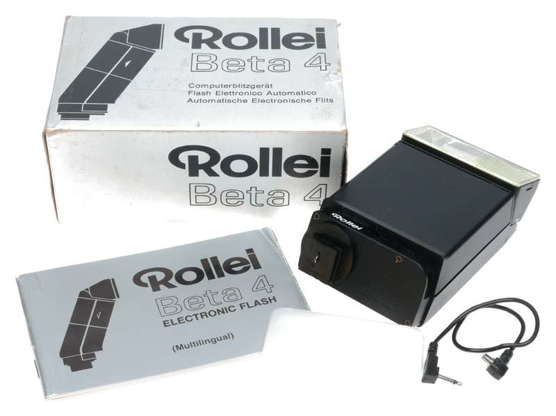 Rollei Beta 4 Electronic Flash Hotshoe Mount Swivel Head