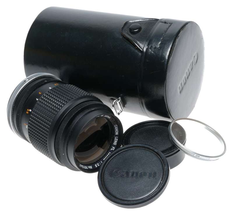 Canon FL 3.5/135 SLR Camera Telephoto Lens