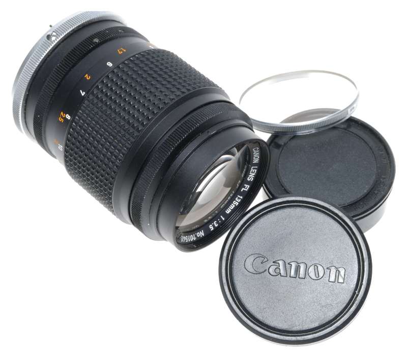 Canon FL 3.5/135 SLR Camera Telephoto Lens