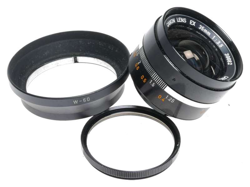 Canon EX Lens 35mm 1:3.5 Wide Angle for EXEE 35mm SLR Camera