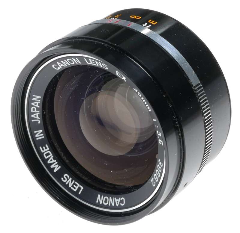 Canon EX Lens 35mm 1:3.5 Wide Angle for EXEE 35mm SLR Camera