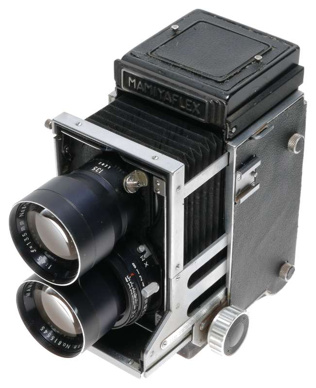Mamiyaflex C2 Pro TLR Film Camera Sekor 4.5/135mm Portrait Lens