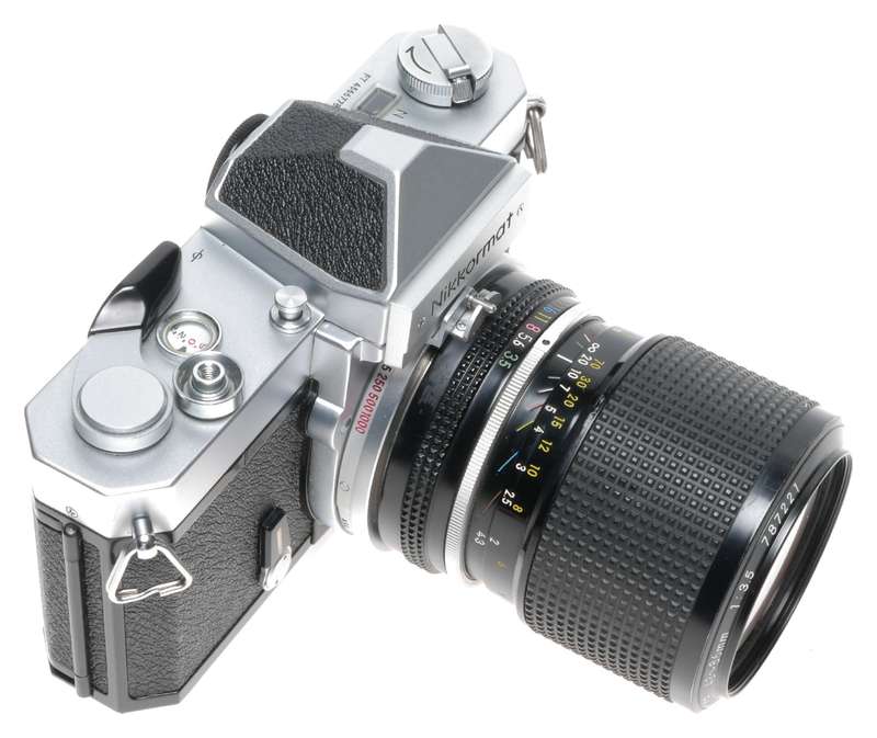 Nikon Nikkormat FTN SLR Camera Zoom-Nikkor 43-86mm 1:3.5 Lens