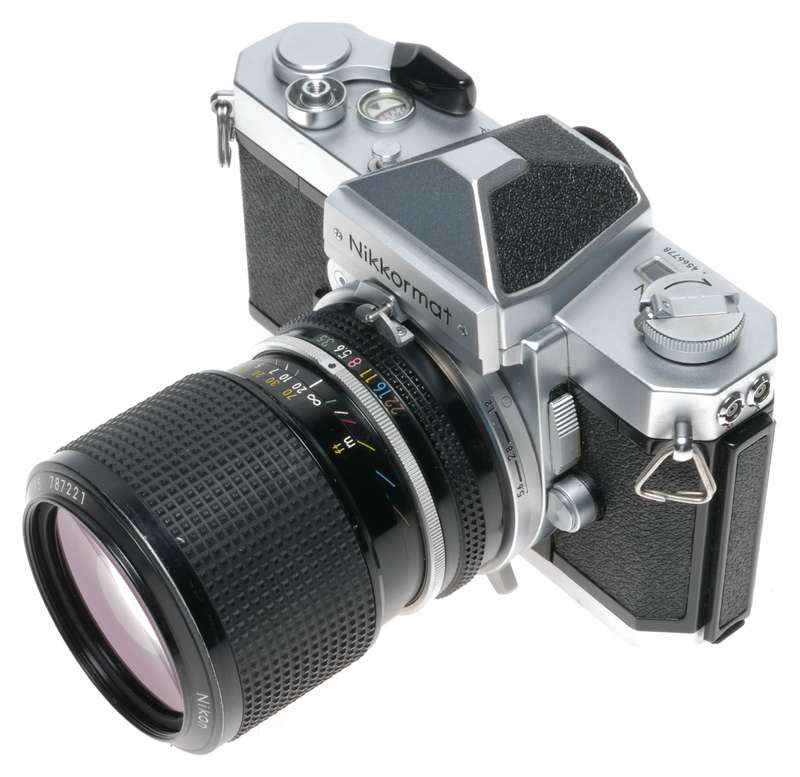 Nikon Nikkormat FTN SLR Camera Zoom-Nikkor 43-86mm 1:3.5 Lens