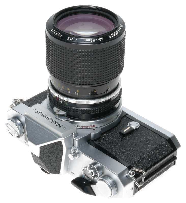 Nikon Nikkormat FTN SLR Camera Zoom-Nikkor 43-86mm 1:3.5 Lens