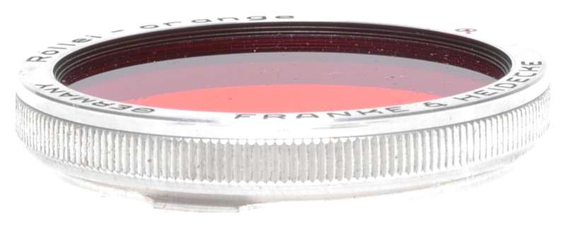 Rollei Orange Lens Filter fits Rolleiflex Rolleicord TLR Film Camera