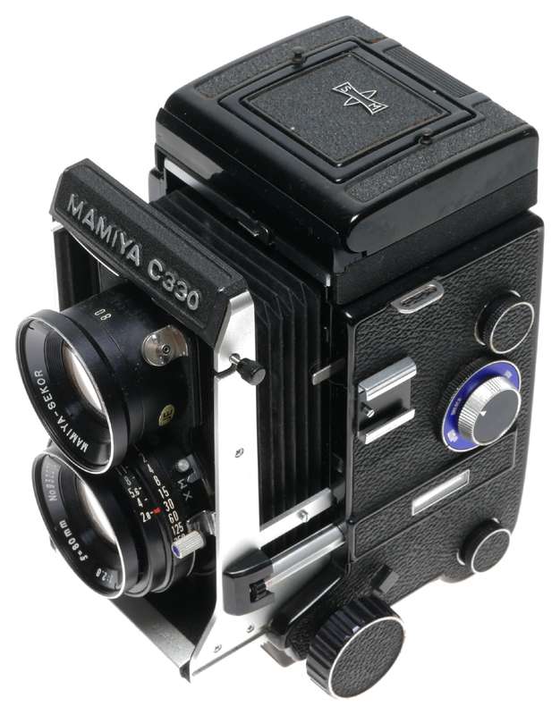 Mamiya C330 Professional f Blue Dot TLR Camera Sekor 2.8/80mm