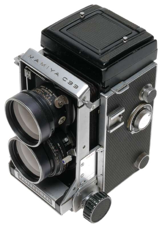 Mamiya C33 Professional TLR Camera Blue Dot Sekor 1:3.5 f=65mm