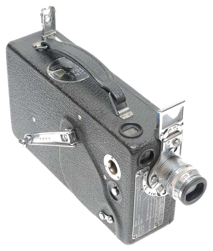Kodak Cine Model K 16mm Spring Motor Movie Camera in Original Case