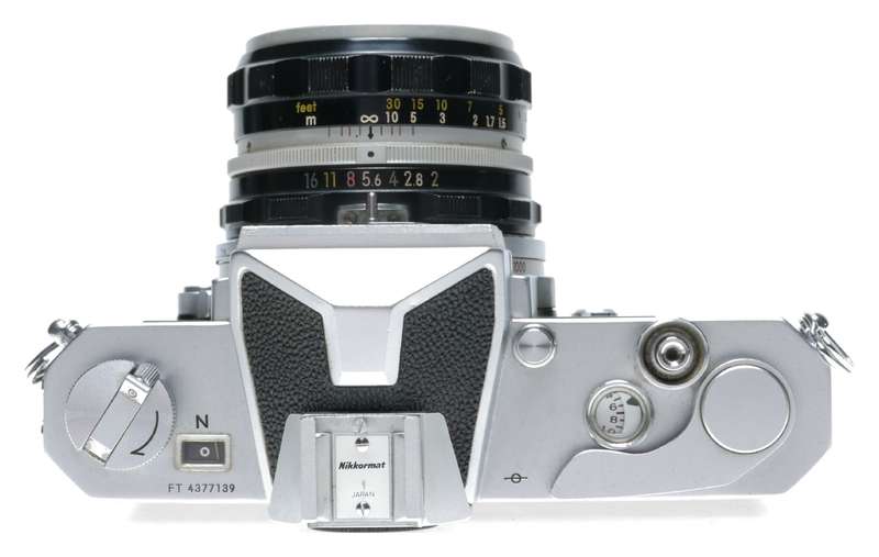 Nikon Nikkormat FTN SLR Film Camera Nikkor-H Auto 2/50 Lens