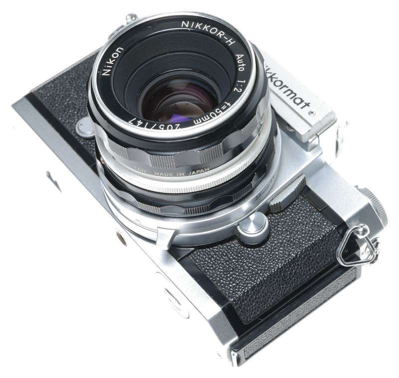 Nikon Nikkormat FTN SLR Film Camera Nikkor-H Auto 2/50 Lens