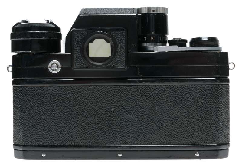Nikon F Photomic Black SLR Camera Nikkor-N Auto 1:2.8 24mm Lens