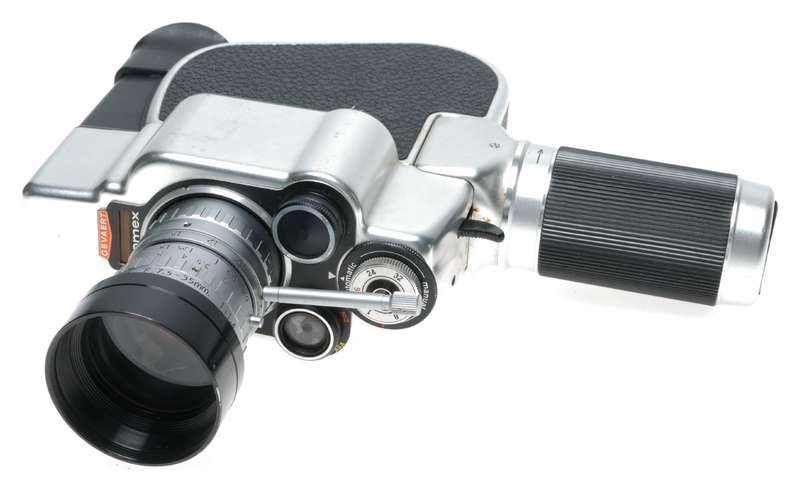 Carena Gevaert Zoomex Camera Angenieux 7.5-35mm 1:1.8 Type K2 Lens