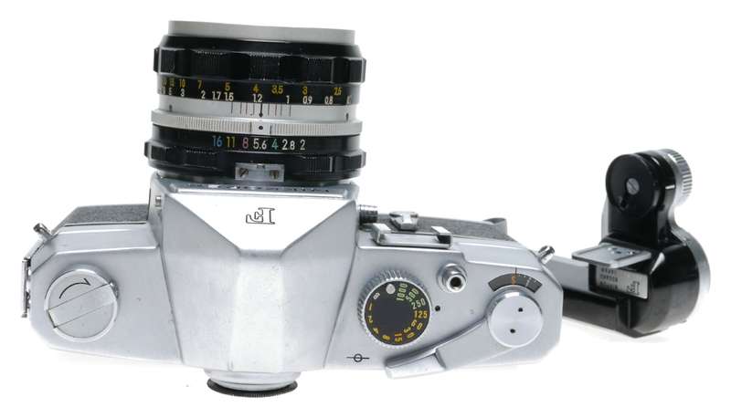 Nikon Nikkorex F Camera Mod.1 Selenium Meter Nikkor-H Auto 2/50 Lens