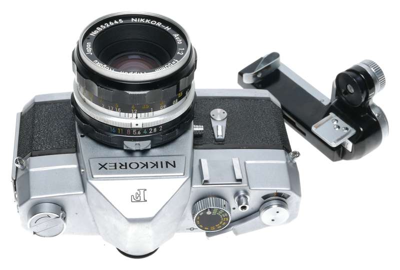 Nikon Nikkorex F Camera Mod.1 Selenium Meter Nikkor-H Auto 2/50 Lens