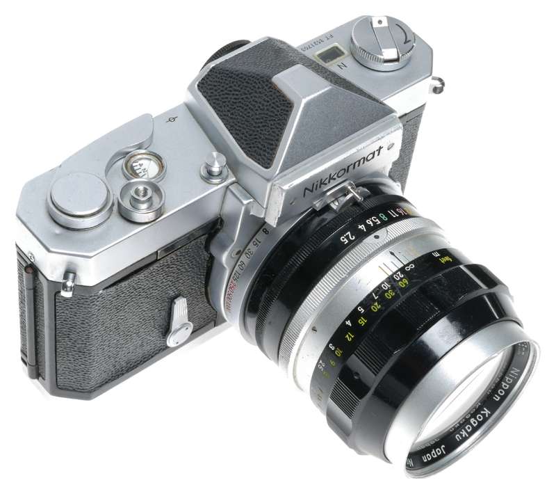Nikkormat FTN SLR Film Camera Nikkor-P Auto 2.5/105 Lens