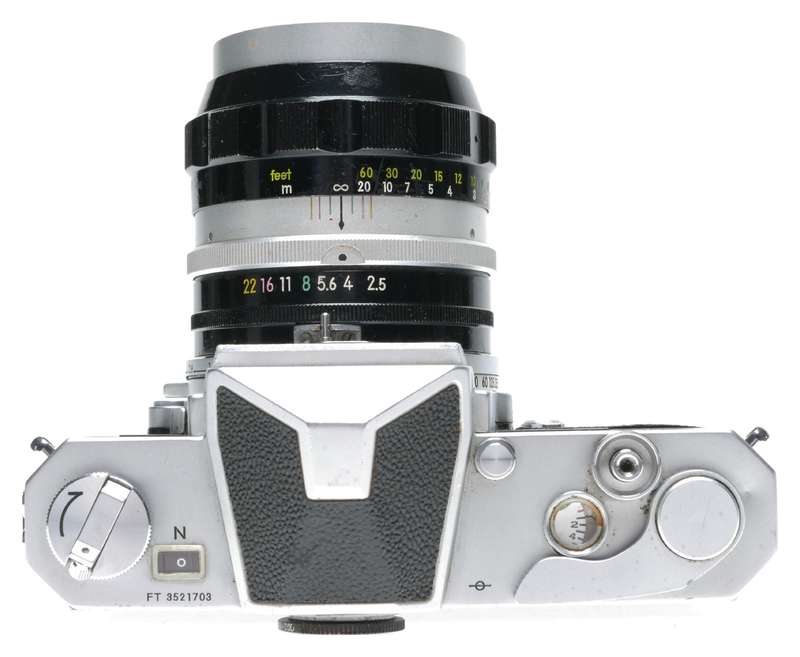 Nikkormat FTN SLR Film Camera Nikkor-P Auto 2.5/105 Lens