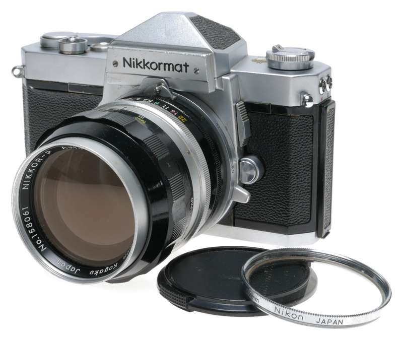 Nikkormat FTN SLR Film Camera Nikkor-P Auto 2.5/105 Lens