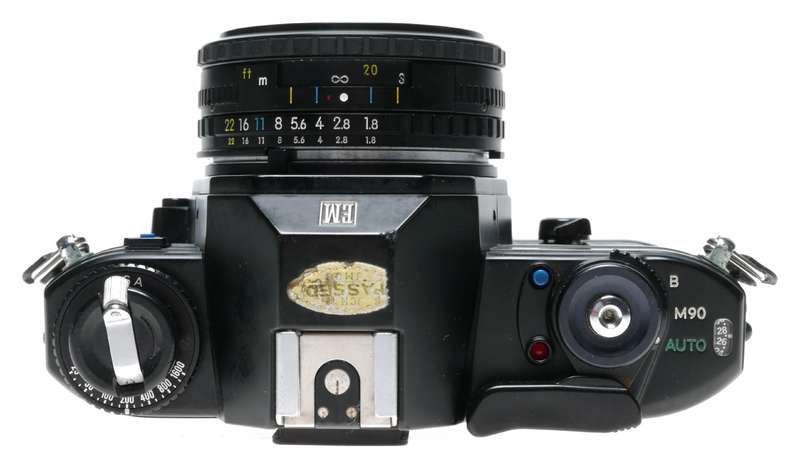Nikon EM 35mm SLR Film Camera Series E Lens 1.8/50