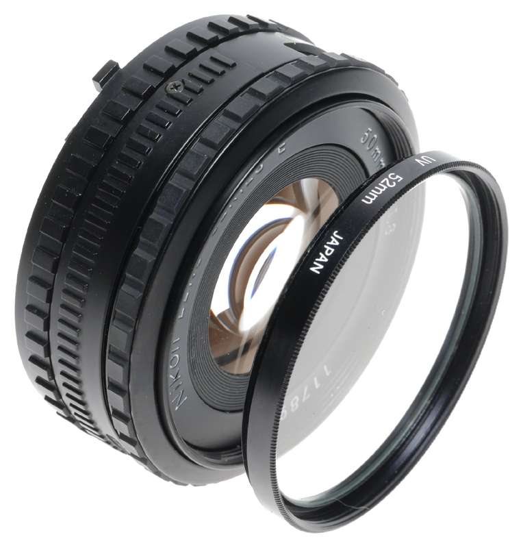 Nikon EM 35mm SLR Film Camera Series E Lens 1.8/50