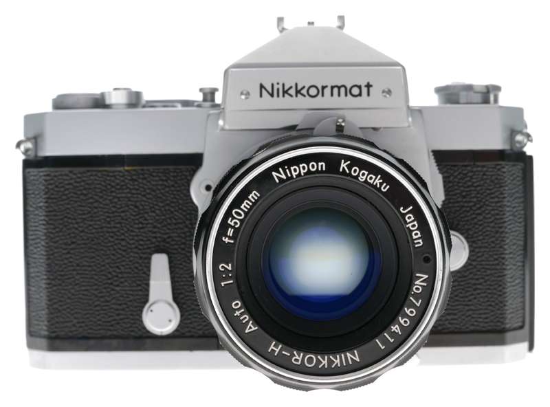 Nikkormat FTN 35mm SLR Film Camera Nikkor-H Auto 2/50 Lens
