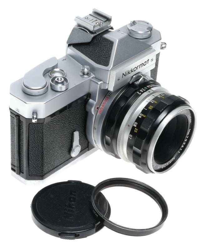 Nikkormat FTN 35mm SLR Film Camera Nikkor-H Auto 2/50 Lens