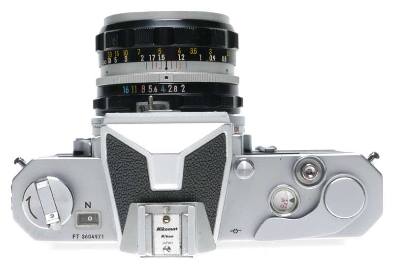 Nikkormat FTN 35mm SLR Film Camera Nikkor-H Auto 2/50 Lens