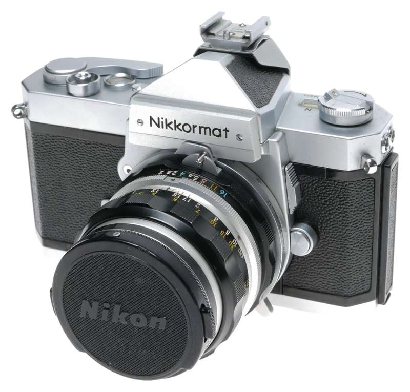 Nikkormat FTN 35mm SLR Film Camera Nikkor-H Auto 2/50 Lens