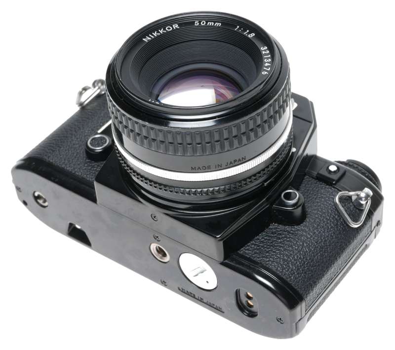Nikon EM 35mm SLR Film Camera Nikkor 1.8/50 Lens