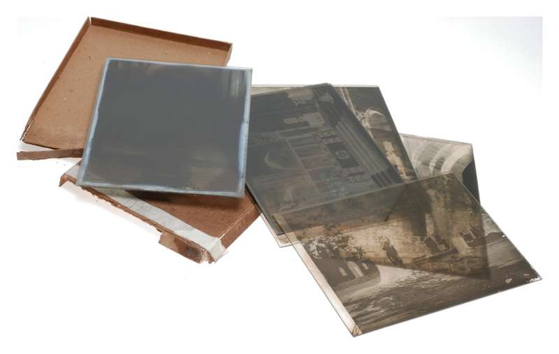 Illingworth's Large Format Photographic Glass Plates Processed Negatives