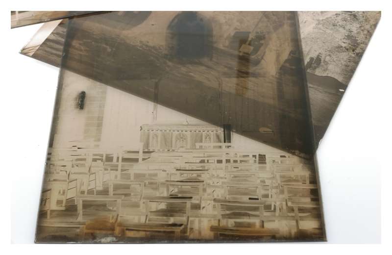 Illingworth's Large Format Photographic Glass Plates Processed Negatives