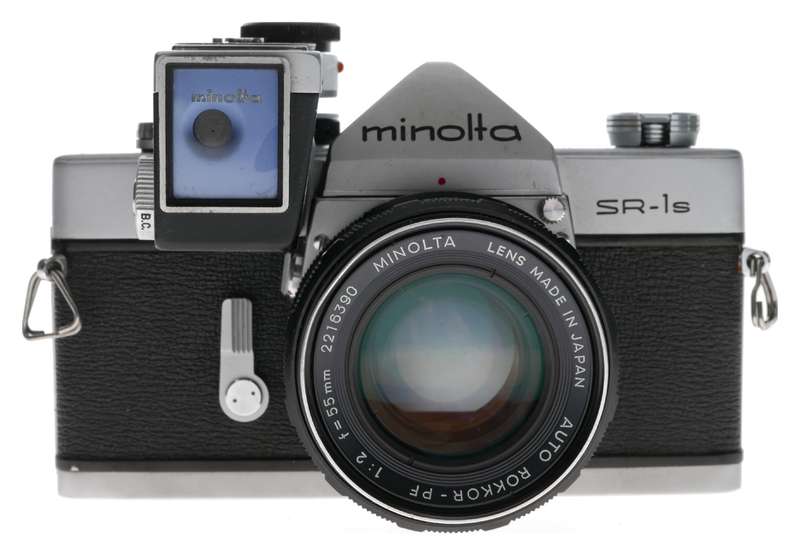 Minolta SR-1s Model V 35mm SLR Camera Auto Rokkor-PF 1:2 f=55mm
