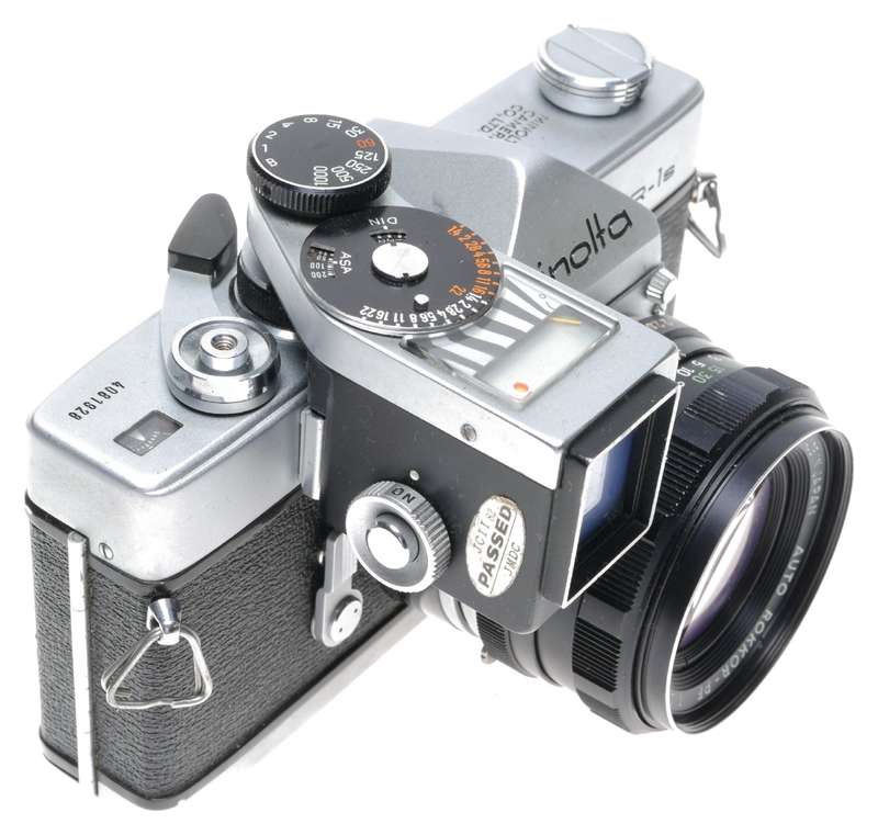 Minolta SR-1s Model V 35mm SLR Camera Auto Rokkor-PF 1:2 f=55mm