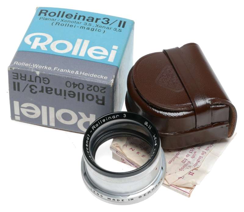 Rollei Rolleinar 3 Lens RII Bay 2 fits Planar Xenotar Xenar 3.5 Rollei-magic