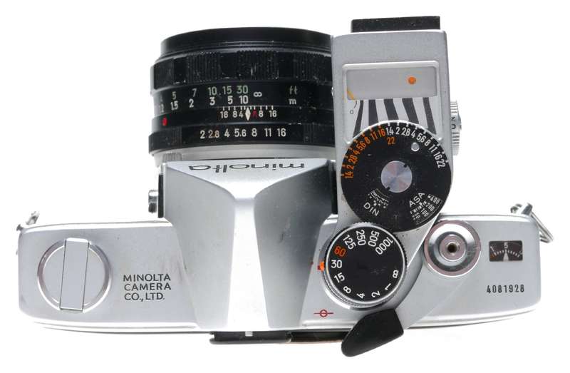 Minolta SR-1s Model V 35mm SLR Camera Auto Rokkor-PF 1:2 f=55mm