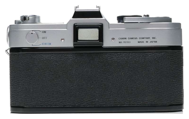 Canon FX SLR 35mm Film Camera FL: 1.8/50mm Hood Caps No.112353