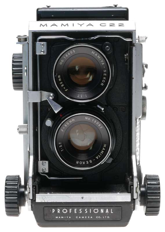 Mamiya C22 Professional TLR Bellows Film Camera Sekor 3.7/80mm